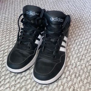 Kids adidas high top sneakers